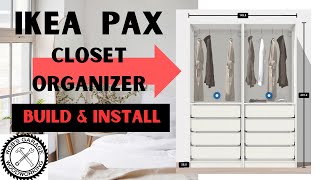 Ikea Pax Wardrobe Build Install amp Review [upl. by Atteiluj]