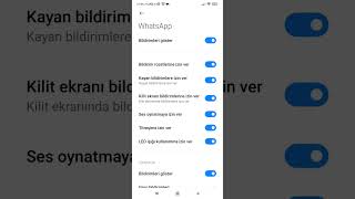 Android Telefonlarda WhatsApp Kilit Ekranı Bildirim Gizleme Nasıl yapılır [upl. by Nylanna21]