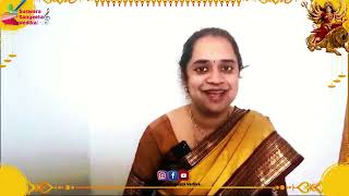 Mangalam Tava Bhavatu by Smt Supreetha in quot NAVARATRI SPL quot Presented by Suswara Sangeeta Vedika [upl. by Podvin684]