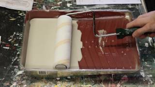 How to use a Paint Roller Loading the Cover [upl. by Hilton318]