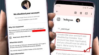 How to Recover a Disabled Instagram Account 2024  Your Account has been Disabled Instagram Solution [upl. by Oona]