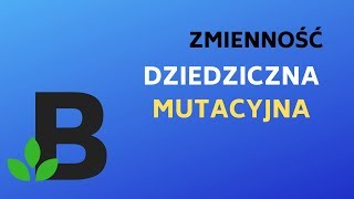 zmienność dziedziczna mutacyjna  genetyka  KOREPETYCJE z BIOLOGII  221 [upl. by Wurst]