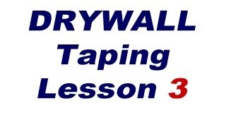 Drywall Taping Lessons Lesson 3 Using Confil to fix old walls [upl. by Ahsyen]