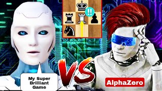 100 Accuracy Chess Stockfish Vs AlphaZero Brilliant Chess Game  Middle Game Chess Strategy Chess [upl. by Eaned]