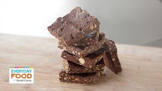 NoBake TripleChocolate Brownie  Everyday Food with Sarah Carey [upl. by Adne431]