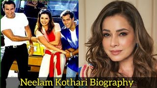 Neelam Kothari Biography bollywood facts [upl. by Ecirbaf]