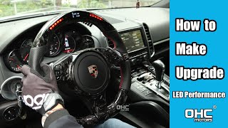 How to Upgrade the LED Performance Steering Wheel OHC Motors Ｎew [upl. by Adnuhsat502]