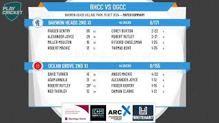 Barwon Heads 2nd XI v Ocean Grove 2nd XI [upl. by Nikral]