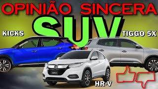 Comparativo entre Chery Tiggo 5X Nissan Kicks e Honda HRV  Qual o melhor desses SUV compactos [upl. by Aldwin419]