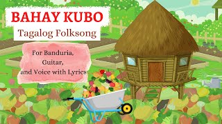 Bahay Kubo for Banduria Guitar and Voice with Lyrics and Chords [upl. by Polak23]