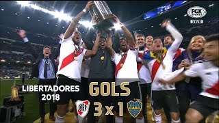 River Plate 3 x 1 Boca Juniors  Final Libertadores 2018  Fox Sports HD⁶⁰ [upl. by Quentin562]