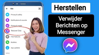 Hoe verwijderde berichten op Messenger te herstellen  Herstel verloren Facebook Messengerchats [upl. by Celio]