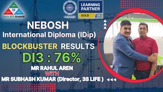 How to pass NEBOSH International Diploma IDip  Unit DI 3  76 Blockbuster Results  NEBOSH IDip [upl. by Brenan]