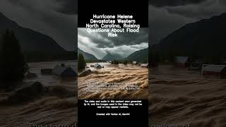 Hurricane Helene Devastates Western North Carolina Raising Questions About Flood Risk new shorts [upl. by Stevenson121]