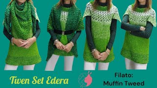 Twen Set Edera  MaxiPull e Scialle [upl. by Nuli]