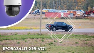 Uniview IPC6434LR X16VG1 – Vehicle AutoTracking Example [upl. by Elohcin]