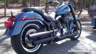 New 2014 Harley Davidson Fat Boy Lo 2015Models Arriving August 2014 [upl. by Grewitz]