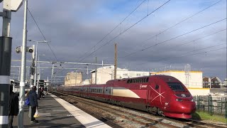 Eurostar SNCF  Passage d’un TGV PBKA Thalys à SaintDenis [upl. by Lissy]