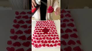 DIY Glitter Red Roses  Valentines Day Gift Ideas [upl. by Eon]