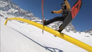 A Flow Through  Cervinia amp Zermatt Snowpark Top to Bottom [upl. by Wincer]