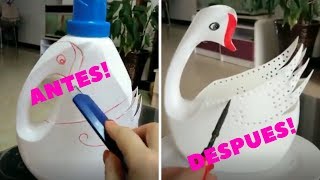 Como RECICLAR BOTELLAS de PLÁSTICO Para MACETAS 💚 [upl. by Adalia]