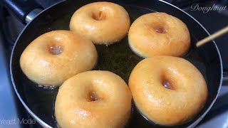 SOFT DONUT  SUGAR DONUTHow to make soft amp good shape donut without donut cutter [upl. by Bej]