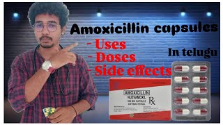 Amoxicillin capsules complete details in Telugu by Dr Mukesh health viralvideo knowledge [upl. by Rawlinson]