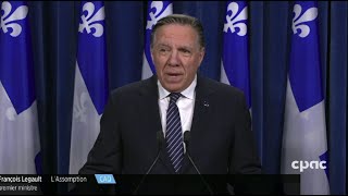 Le PM du Québec François Legault réaffirme l’importance de la clause dérogatoire — 2 mai 2024 [upl. by Jansen]