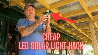 The DIY Dollar Store Solar Light Hack [upl. by Baynebridge447]