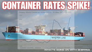 Red Sea Chaos Freight Rates Soar As Port Congestions Worsen [upl. by Enitsirhk175]