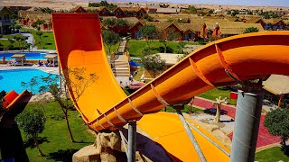 Jungle Aqua Park  Turbulence Water Slide [upl. by Hadihahs]