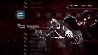 PS3 Black Ops Zombies XMB Theme [upl. by Lenci]