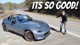 2023 Mazda Miata RF Manual  Tail of The Dragon Test Drive Review [upl. by Nyleve]