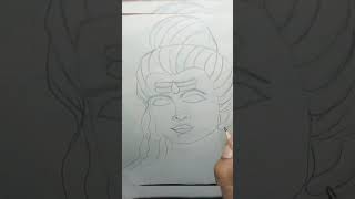 Mahadev pencil drawing🙏❤ plz subscribe my channel❤shorts trending drawing pancil art mahadev [upl. by Anahsal910]