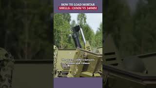 How to Load Mortar Shells 120mm vs 240mm [upl. by Hunley]