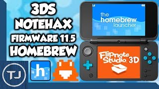 NEW How To Homebrew 3DS 115 Notehax Flipnote Exploit 2017 [upl. by Yasmin162]