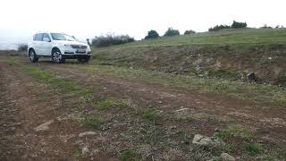 Ssangyong REXTON diagonal  diyagonal test off road [upl. by Onitnelav]