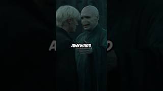 Draco Malfoy Recives A Akward Hug From Voldemort harrypotter dracomalfoy tomfelton voldemort [upl. by Amari]