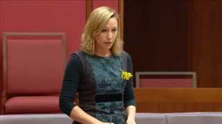 Senator Larissa Waters calls on the Senate to reject the EPBC amendments [upl. by Yatnoed]