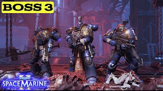 WARHAMMER 40k SPACE MARINE 2  NEUROTHROPE BOSS FIGHT [upl. by Proud]