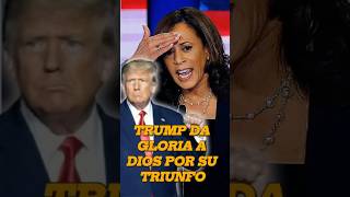 😱DONALD TRUMP ACEPTA A JESÚS Y KAMALA LO INSULTA fyp shorts donaldtrump kamalaharris [upl. by Eirhtug]