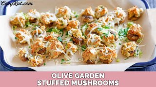 Olive Garden Stuffed Mushrooms [upl. by Yzzik]