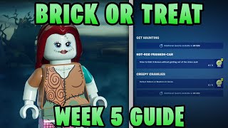 FAST amp EASY Guide to Week 5 LEGO Fortnite Halloween Quest [upl. by Eatnwahs292]