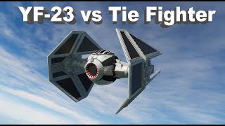 F23 vs Tie Fighter [upl. by Zannini]