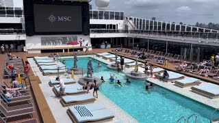 MSC Meraviglia Cruise  Bahamas from Brooklyn NY… PART 1 39 [upl. by Nitsew]