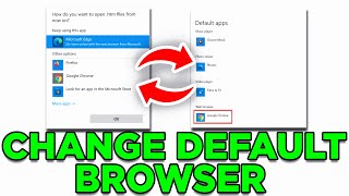 How To Change Default Browser In Windows 1011  Make Chrome Your Default Browser [upl. by Hardwick]