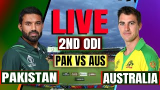 Pakistan vs Australia 2nd Odi Live Commentary  Live Cricket Match Today  Pak vs Aus 2nd Odi Live [upl. by Anined328]