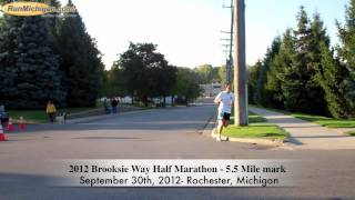 55 Mile Mark of the 2012 Brooksie Way HalfMarathon Part 1 [upl. by Camus]