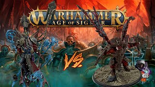 Age of Sigmar 30 Live Battle  Bonereapers vs Khorne [upl. by Corissa]