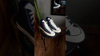 CONVERSE CHUCK 70 HI BLACK EGRET BLUE FLAME [upl. by Renard]